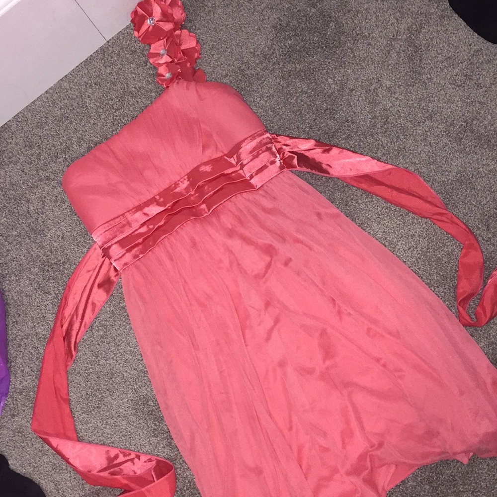 Small coral dress